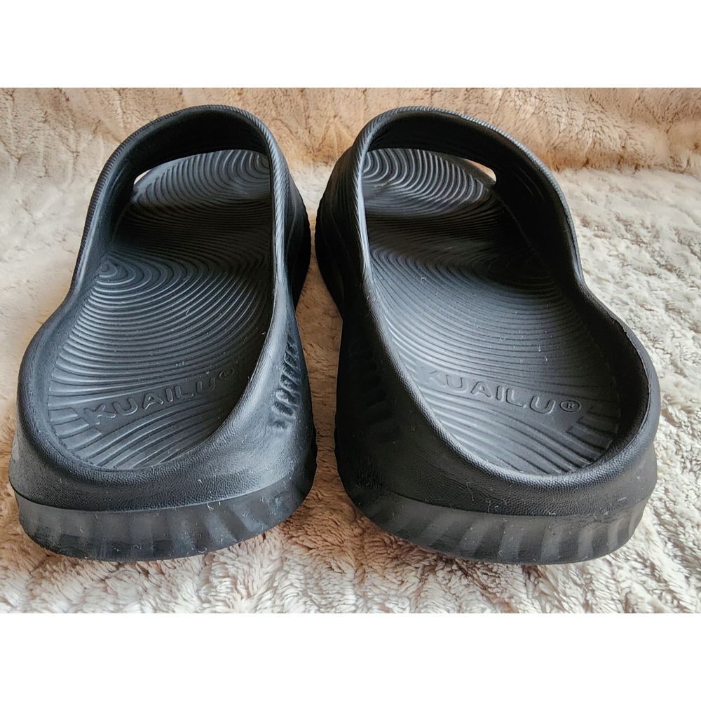 KUAILU Recovery Slides Black Platform Comfort Sandals Womens US 7.5 EU 38 - Picture 4 of 10